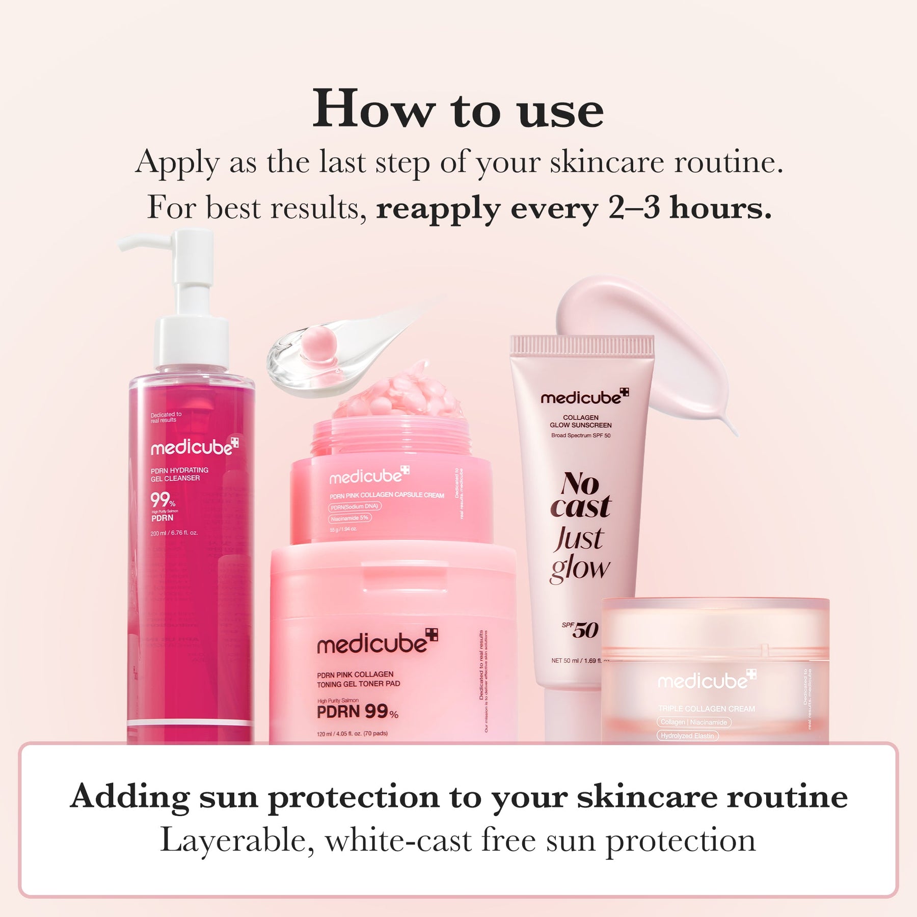 No Cast Just Glow Collagen Sunscreen